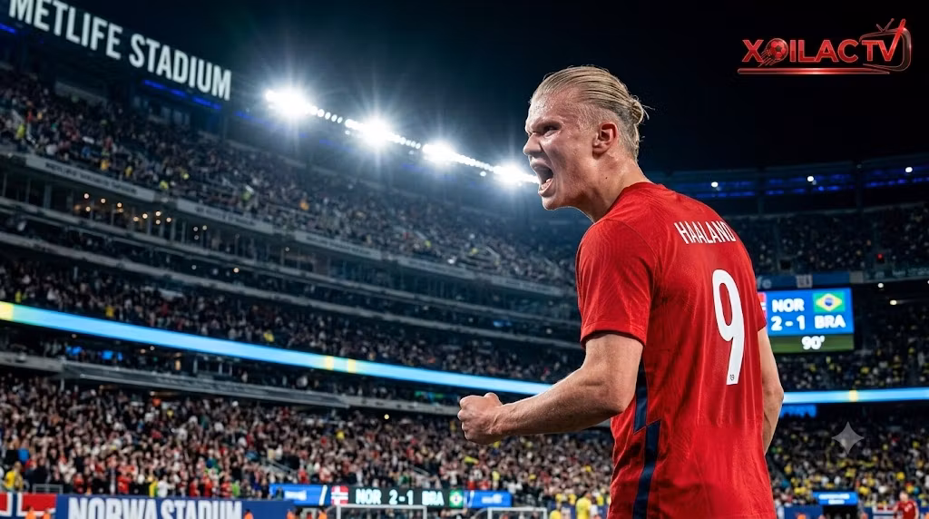 Na Uy 2-1 Brazil: Haaland Lập Cú Đúp, “Vũ Khúc Samba” Gục Ngã | Xoilac TV